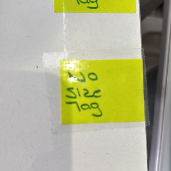 Chico's White Ruffled Short Sleeve Tee with Fringe - Picture 7 of 10